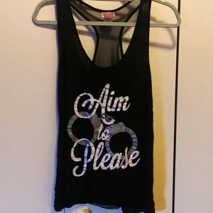 Spencer's 'Aim to Please' Tank